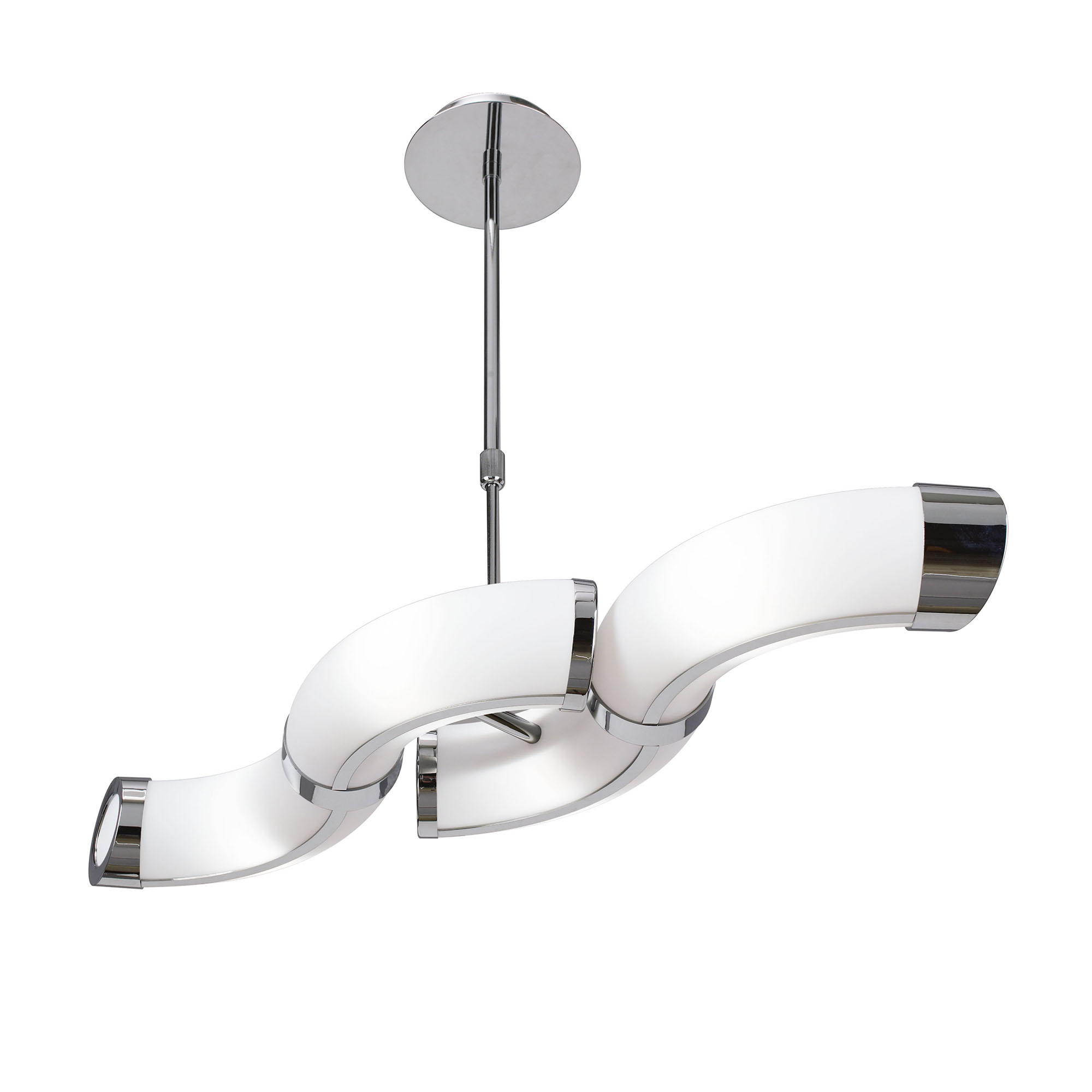 M8650/1  Guss GU10 Rectangular Telescopic/Semi Flush 4 Light